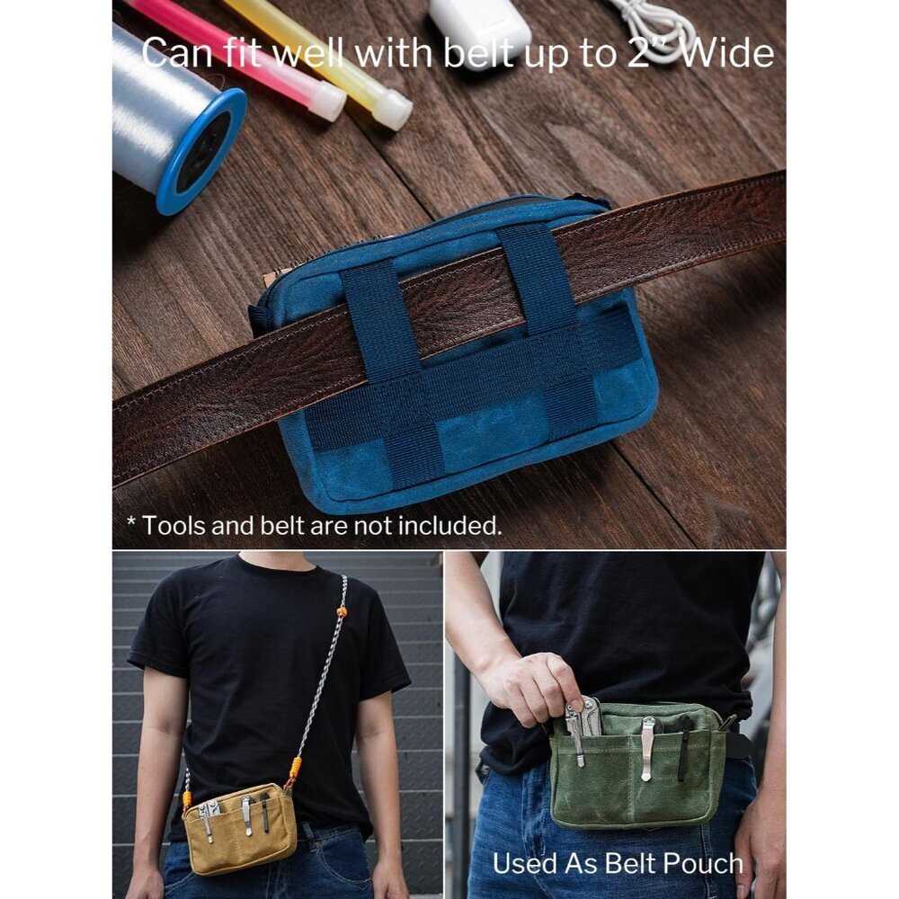 Waterproof and Lightweight EDC Pouch - Perfect Tactical Organizer for On-the-Go - Picture 4 of 9